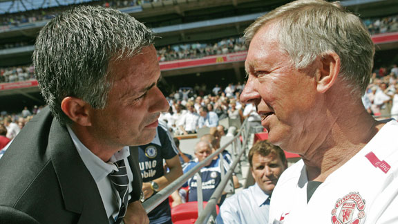Jose Mourinho and Sir Alex Ferguson