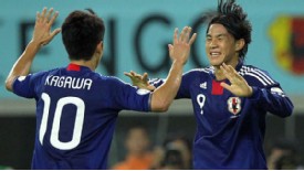Shinji Kagawa and Shinji Okazaki Japan