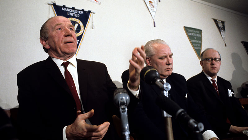 Sir Matt Busby, Louis Edwards