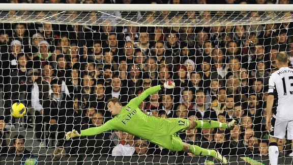 David Stockdale Fulham v Man United