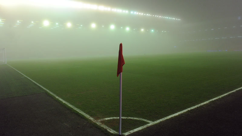Anfield foggy