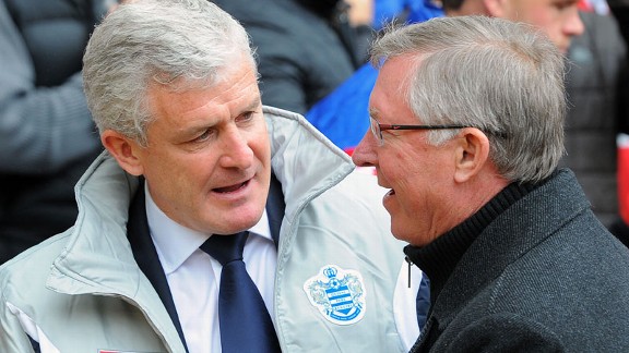 Mark Hughes Sir Alex Ferguson