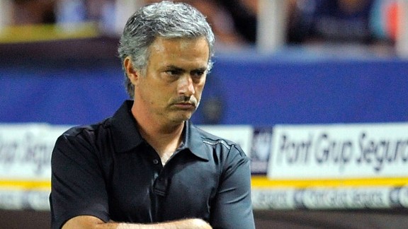 Jose Mourinho scowl