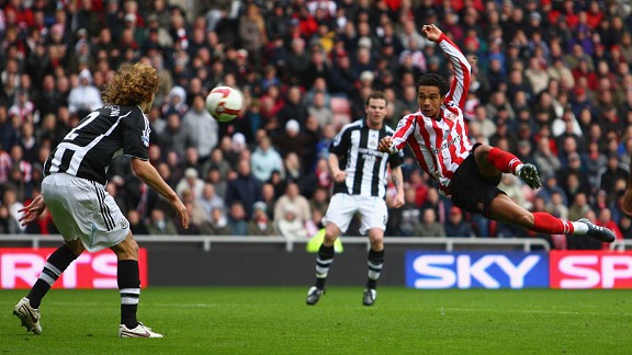 Kieran Richardson helped keep Sunderland up and send Newcastle down