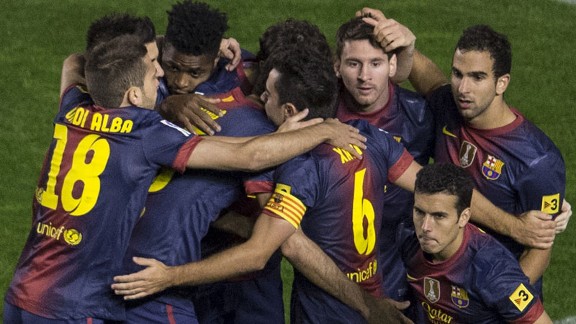 Barcelona moved clear at the top of La Liga