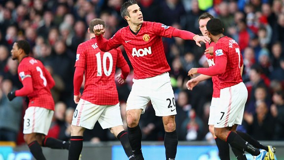 Manchester United sit top of the Premier League over Christmas
