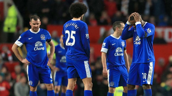 Everton woe Old Trafford
