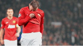 Wayne Rooney woe vs Real Madrid