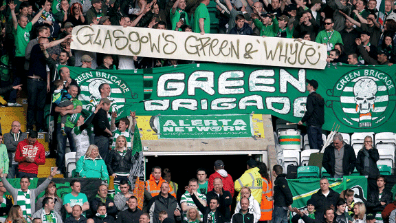 Green Brigade banner