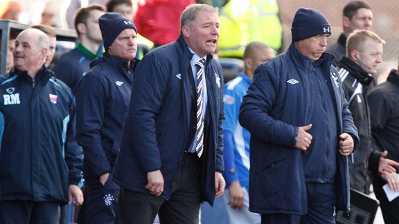 Rangers' manager Ally McCoist