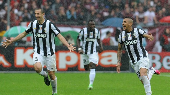 Arturo Vidal Juventus celeb Torino