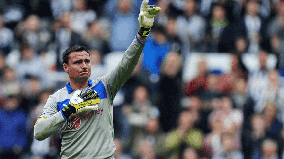 Steve Harper tears Newcastle farewell