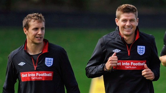 Phil Jagielka, Steven Gerrard