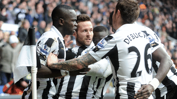 Yohan Cabaye and Newcastle French players celeb