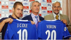Joe Cole and Juan Sebastian Veron were two of the first signings Chelsea made in the Abramovich era