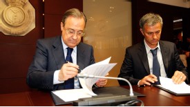 Florentino Perez welcomed, then bid goodbye to Jose Mourinho.