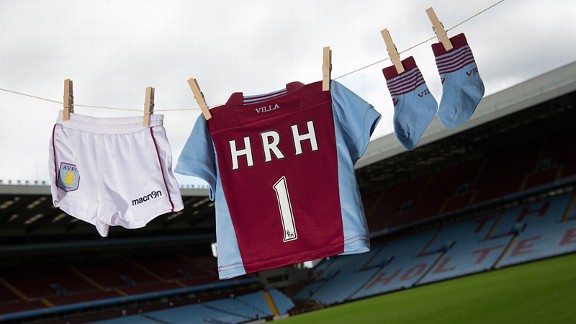 Aston Villa jump on the Royal birth bandwagon.