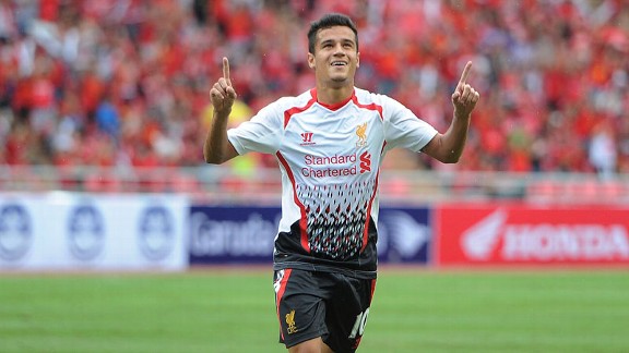 Philippe Coutinho Liverpool celeb pre season