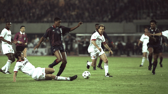 Patrick Kluivert Champions LEague final Ajax v AC Milan
