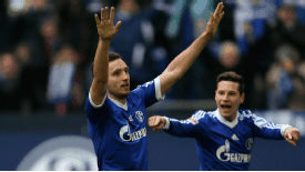 Julian Draxler and Marco Hogers Schalke