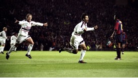 Ryan Giggs celeb vs Barcelona