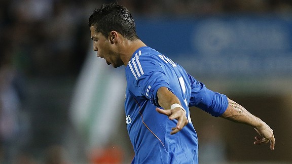 Cristiano Ronaldo scored a brace to guide Real Madrid to victory.