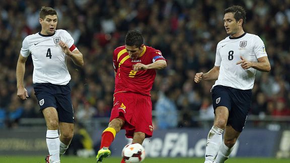 Steven Gerrard and Frank Lampard