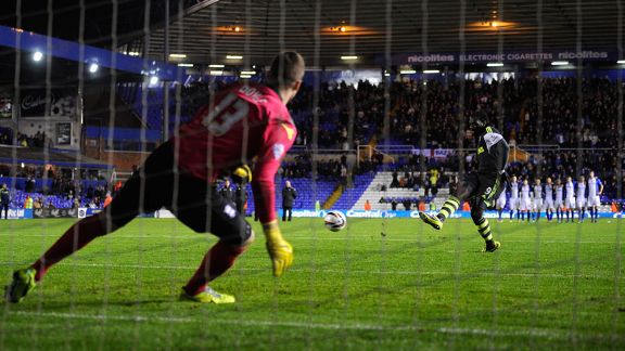 Stoke City Kenwyne Jones penalty vs Birmingham