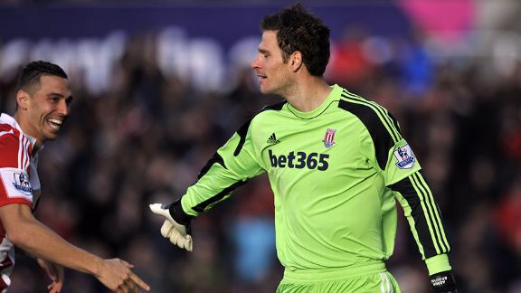 Stoke goalkeeper Asmir Begovic gave them the lead against Southampton.