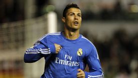 Cristiano Ronaldo scored twice for Real Madrid in their win against Rayo Vallecano.
