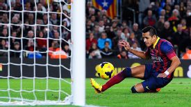 Alexis Sanchez nets Barcelona's winner.