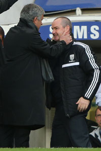 Steve Clarke and Jose Mourinho Chelsea vs West Brom