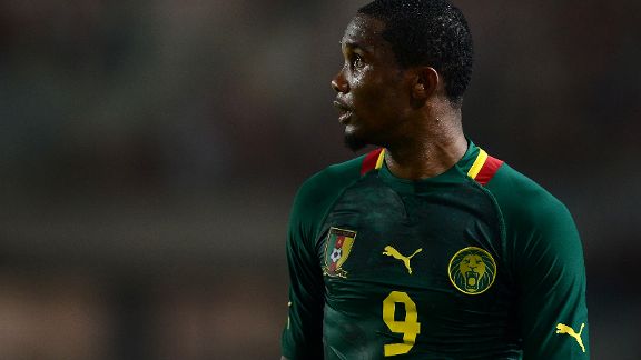 Samuel Eto'o has hit a patch of form ahead of World Cup qualifier.