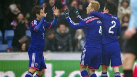 Shinji Kagawa and Keisuke Honda linked up well to salvage a draw against the Netherlands.
