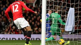 Bryan oviedo goal Man Utd vs. Everton