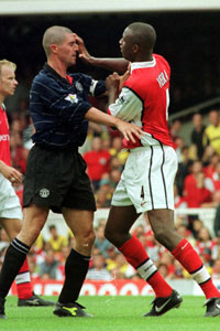 Roy KEane and PAtrick Vieira