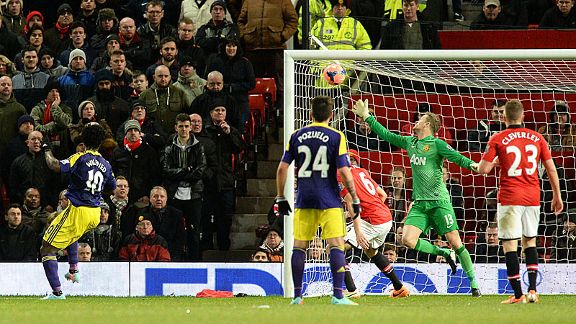 Wilfried Bony heads Swansea to a famous late win at Manchester United.