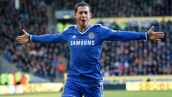 Eden Hazard solo celeb alt Hull Chelsea