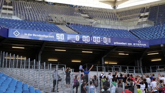 Hamburg celebrated 50 years in the Bundesliga at the start of the season.