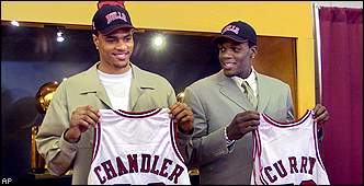Tyson Chandler & Eddy Curry