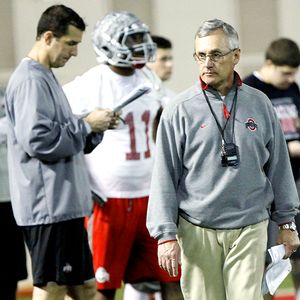Jim Tressel and Luke Fickell