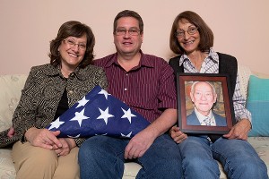 Joe Guthrie's children; Gale, Warren and Sandy