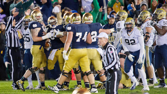 Pittsburgh vs. Notre Dame in 2012