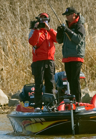 Kevin VanDam had a tough day, placing 45th with four fish, totaling 4 pounds, 4 ounces. Photos courtesy of ESPN.