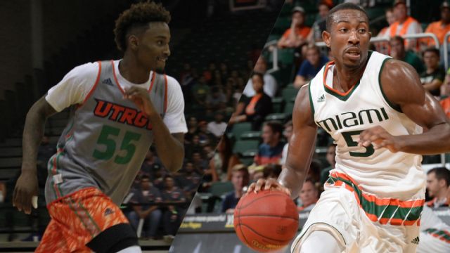 UT Rio Grande Valley vs. Miami (FL) (M Basketball)