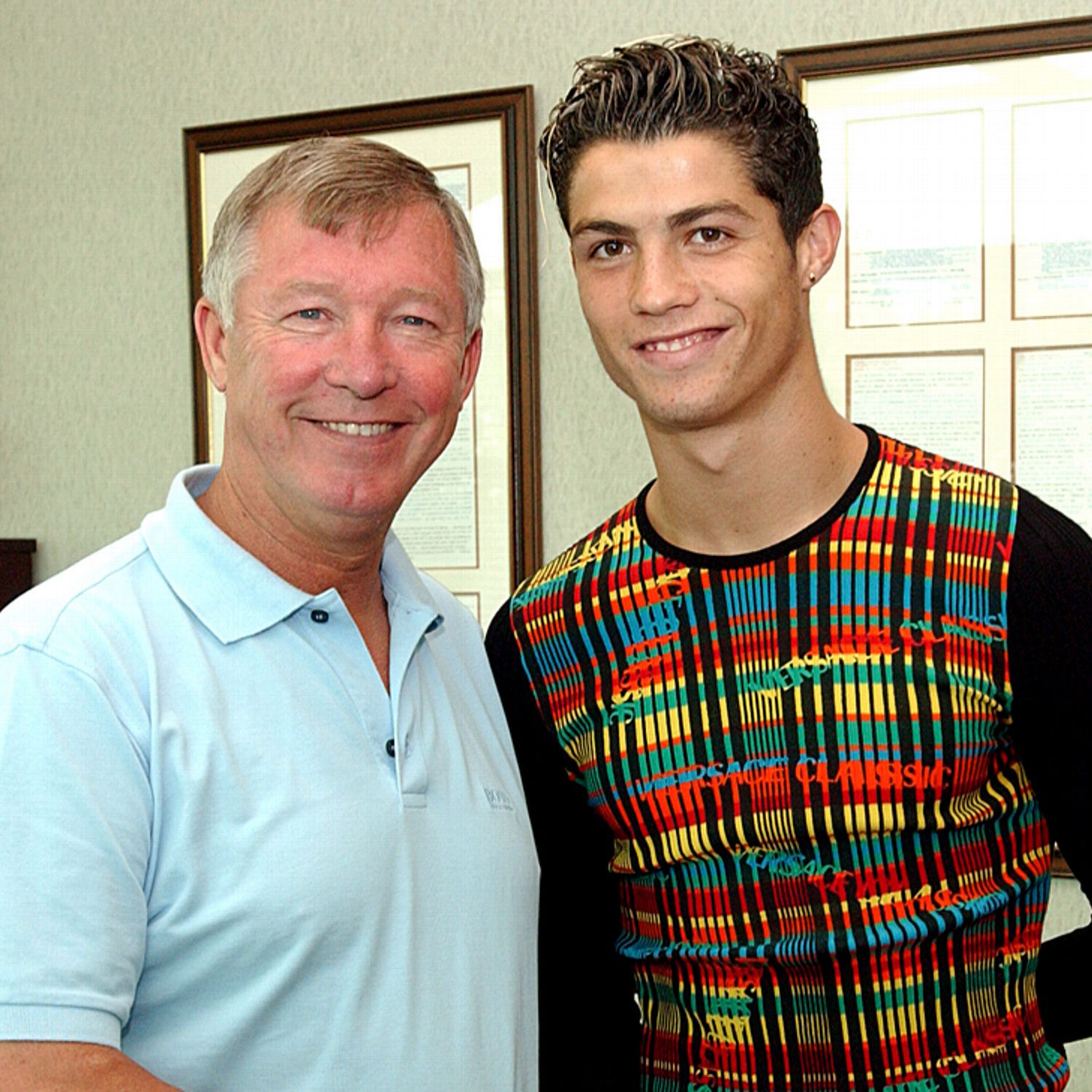 Cristiano Ronaldo Sir Alex Ferguson persuaded me to join Manchester United
