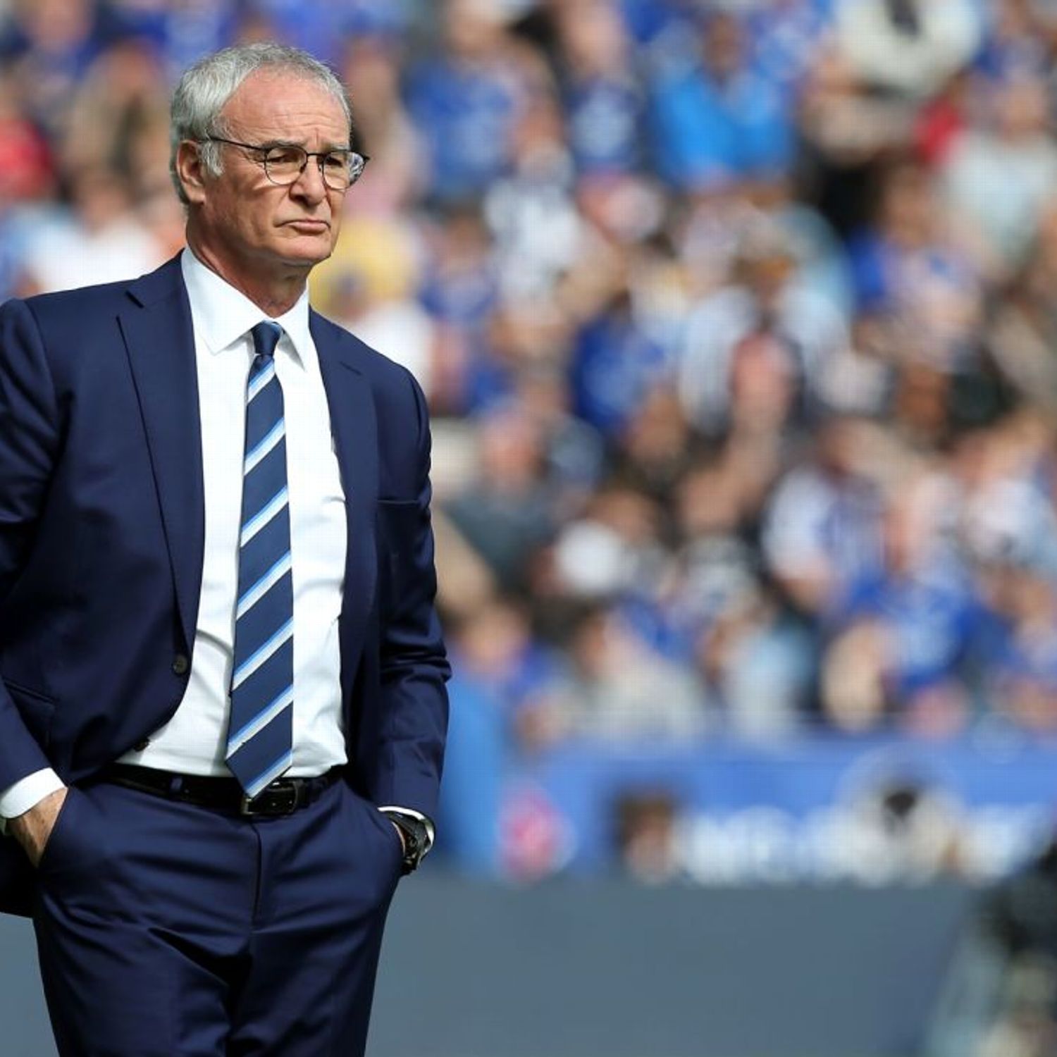 Claudio Ranieri in tears Leicester close on Premier League - ESPN FC
