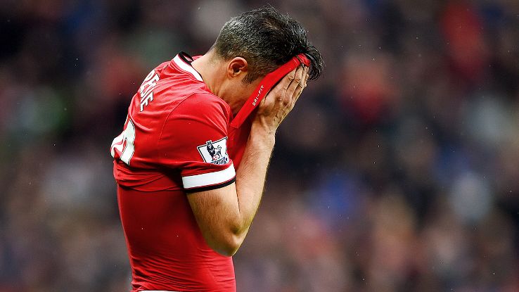 Injuries and a lack of form have limited Robin van Persie to just 10 goals in 2014-15.