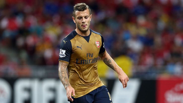 Jack Wilshere for Arsenal v Everton