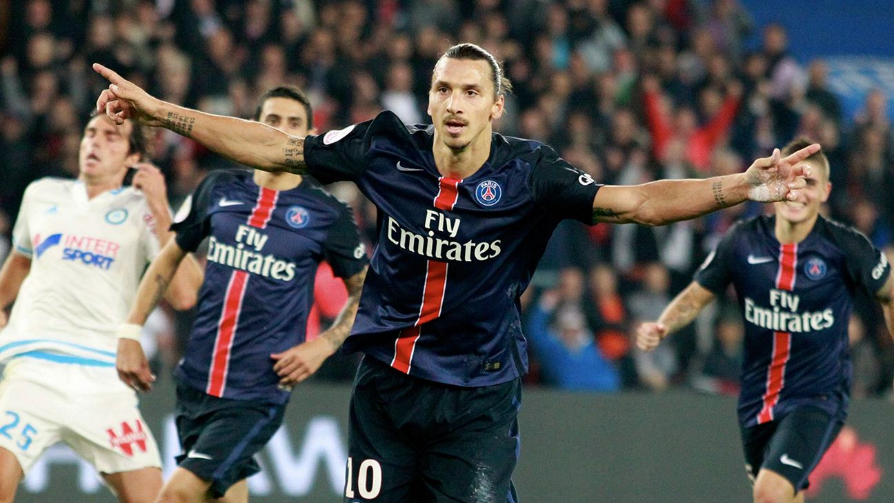 Zlatan Ibrahimovic becomes PSG alltime leading goal scorer  ESPN FC